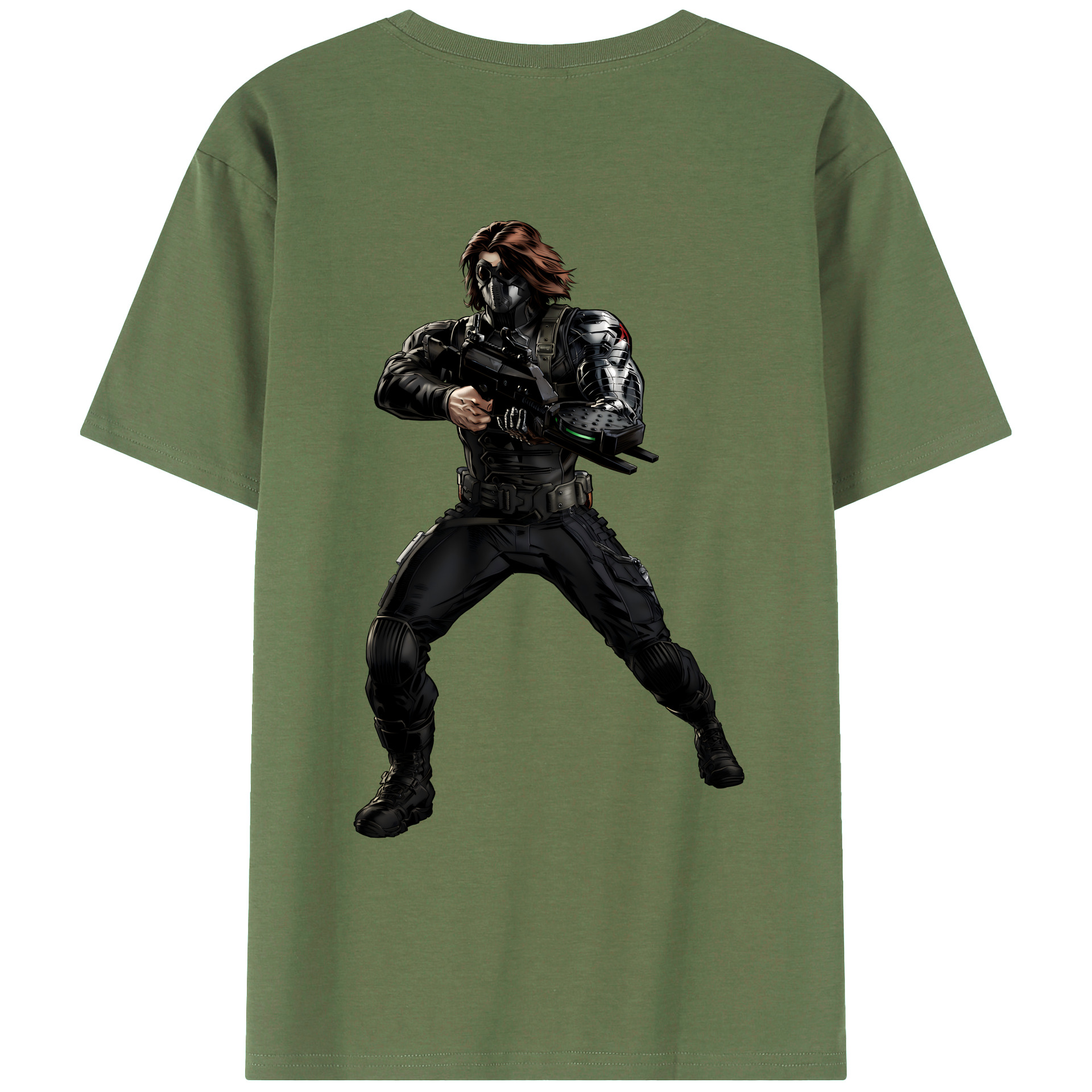 （画像用） アベンジャーズ The Avengers 綿100％ メンズ半袖Tシャツ（バックプリント） 通気性